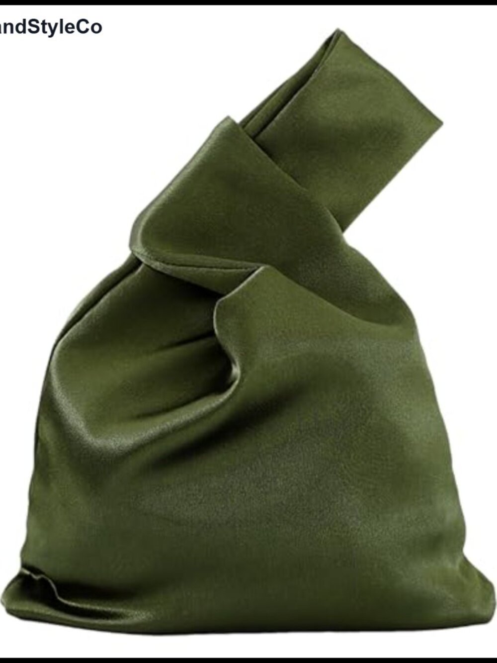 Satin Wrist Knot Bag Small Japanese Knot Clutch Evening Purse